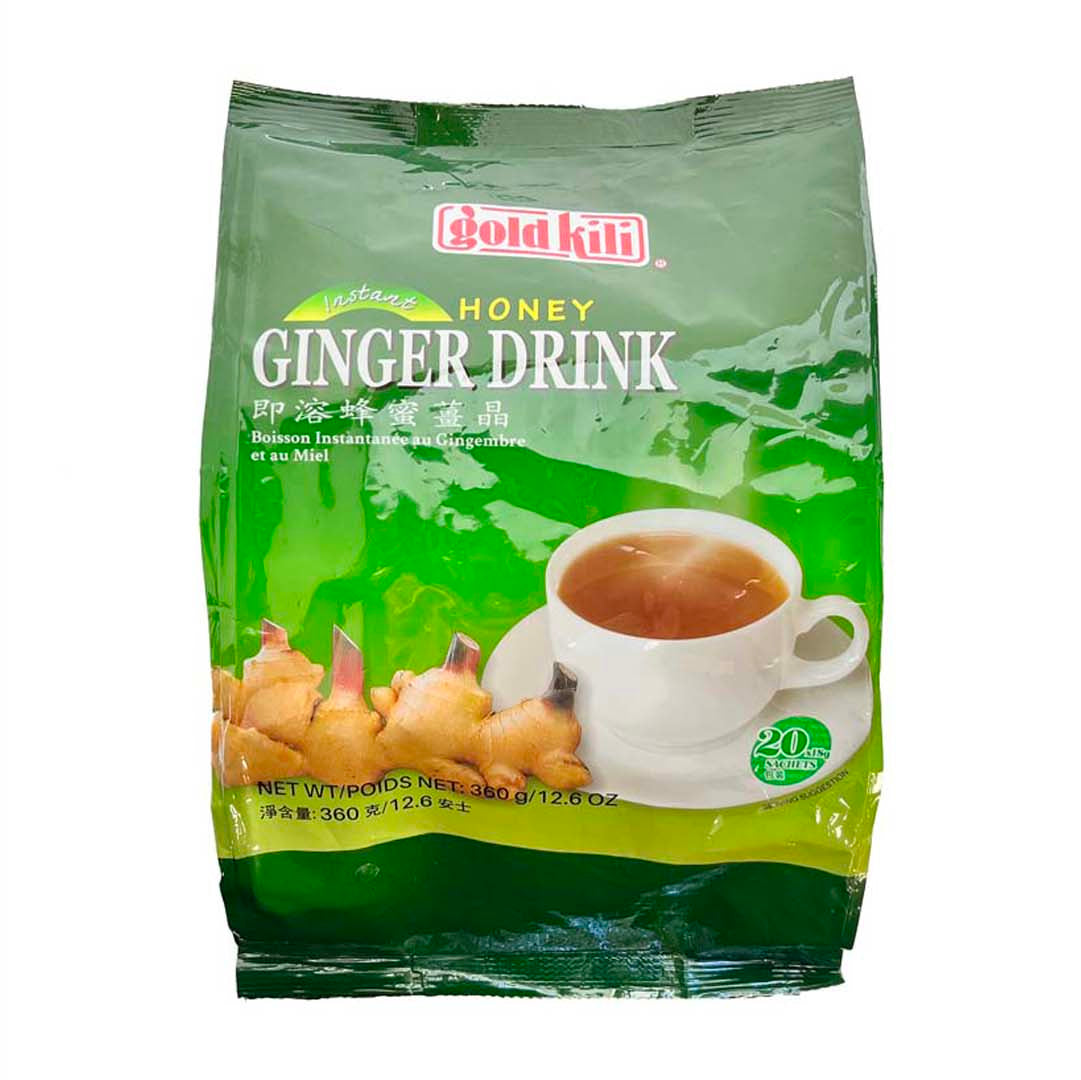 GOLDKILI INSTANT HONEY GINGER DRINK 金麒麟 即溶蜂蜜薑晶(20'S)