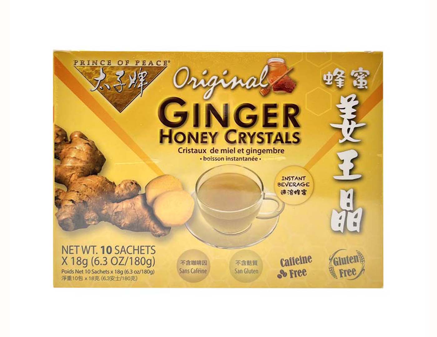 GINGER HONEY CRYSTAL 太子 速溶蜂蜜薑王晶(10'Sx18G)