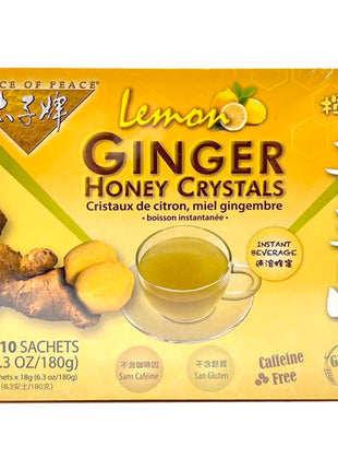 PRINCE OF PEACE GINGER HONEY CRYSTAL W/LEMON 太子 速溶檸檬蜂蜜薑王晶(10'Sx18G)