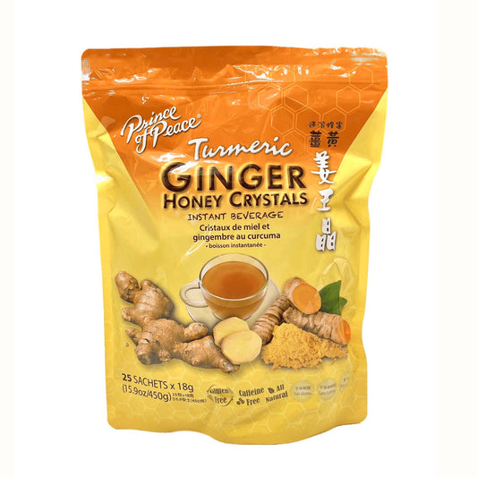 PRINCE OF PEACE GINGER HONEY TURMERIC CYTL 太子 速溶蜂蜜(薑黃)薑王晶(25'Sx18G)