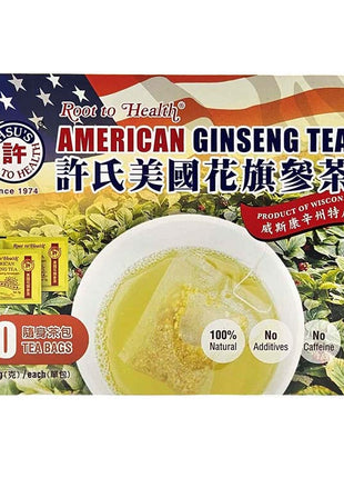 HSU'S  AMERICAN GINSENG TEA 許氏 花旗參茶包#1038(40'S)
