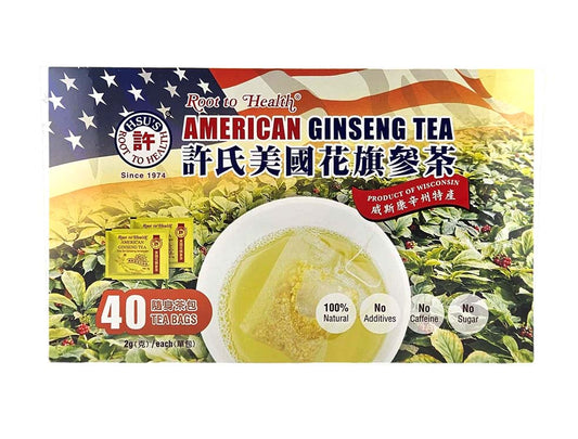 HSU'S  AMERICAN GINSENG TEA 許氏 花旗參茶包#1038(40'S)