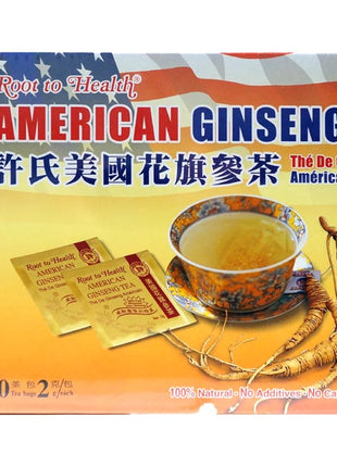 HSU'S  AMERICAN GINSENG TEA 許氏 花旗參茶包#1039(60'S)