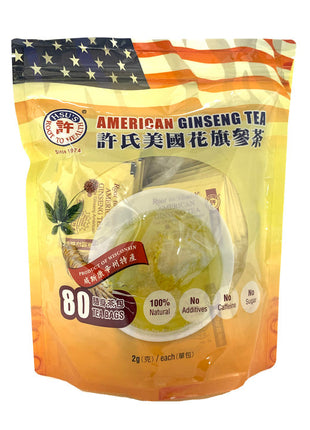 HSU'S  AMERICAN GINSENG TEA 許氏 花旗參茶包#1024(80'S)
