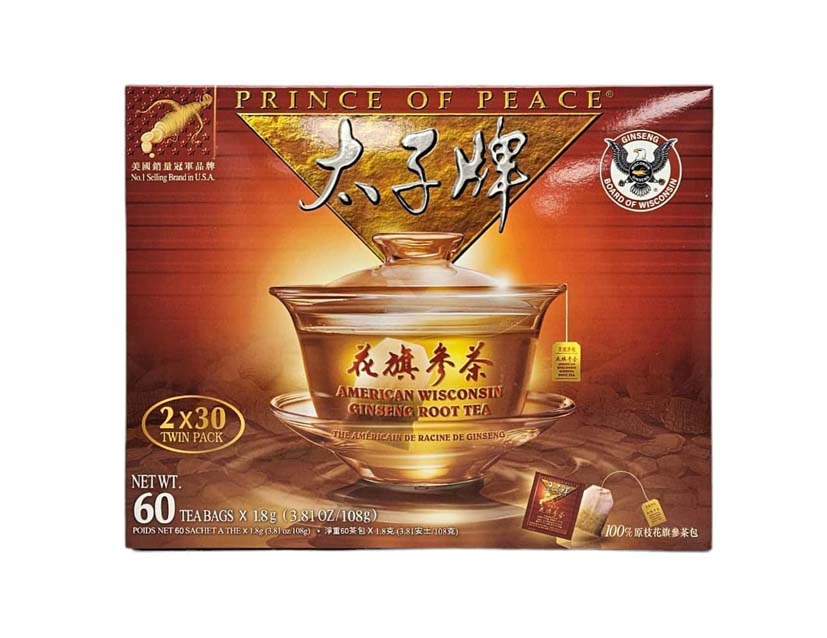 PRINCE OF PEACE AMERICAN GINSENG ROO 太子 原枝花旗參茶(2x30'S)