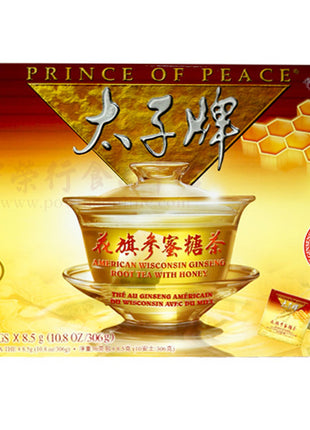 PRINCE OF PEACE AMERICAN GINSENG HONEY ROOT TEA 太子 原枝花旗參蜜糖茶(2x18'S)