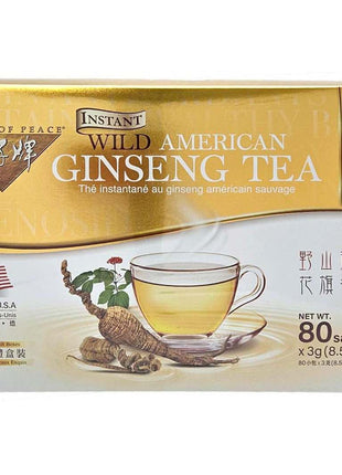 PRINCE OF PEACE INSTANT WILD AMERICAN GINSENG TEA 太子 野山花旗參速溶茶(80'Sx3G)