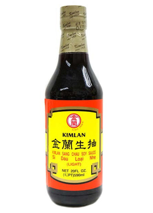 KIM LAN SANG CHAN SOY SAUCE (LIGHT) 金蘭 生抽（20 OZ）