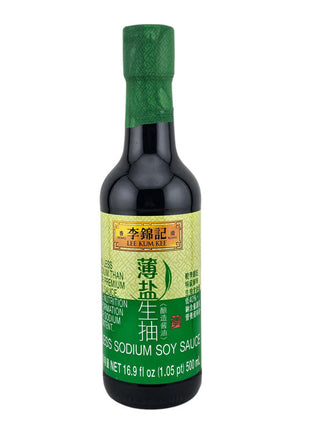 LEE KUM KEE LESS SODIUM SOY SAUCE 李錦記 薄鹽生抽(16.9 OZ)
