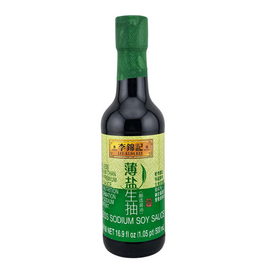 LEE KUM KEE LESS SODIUM SOY SAUCE 李錦記 薄鹽生抽(16.9 OZ)