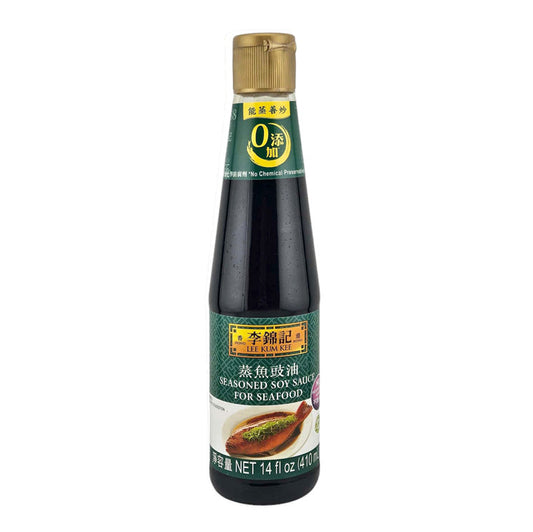 LEE KUM KEE SEASONED SOY SAUCE FOR SEAFOOD 李錦記 蒸魚豉油（14 OZ）