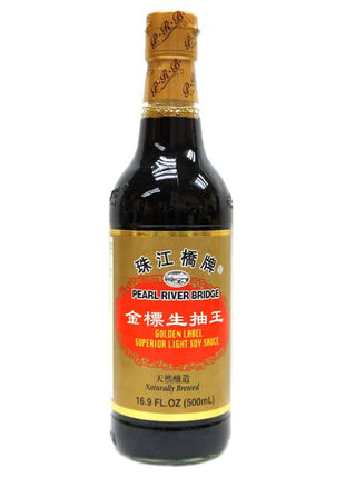 PEARL RIVER BRIDGE GOLDEN LABEL SUPERIOR SOY 珠江橋 金標生抽王(500 ML)