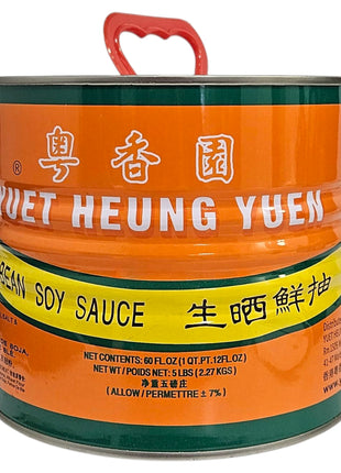 PURE BEAN SOY SAUCE 粵香園 生晒鮮抽(5LB)