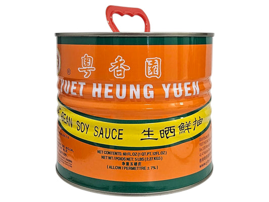 PURE BEAN SOY SAUCE 粵香園 生晒鮮抽(5LB)