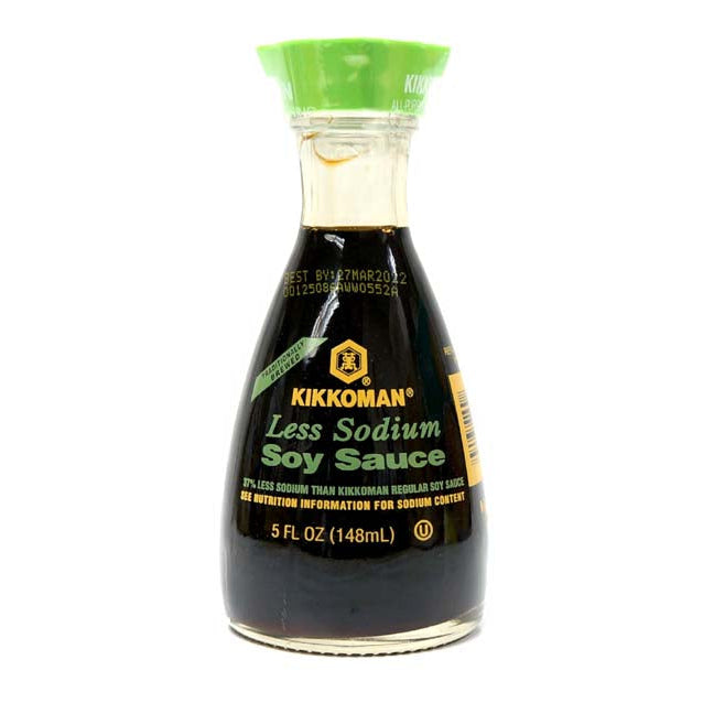 KIKKOMAN LESS SODIUM SOY SAUCE (DISPENSER) 萬字 桌上淡味醬油(5 OZ)