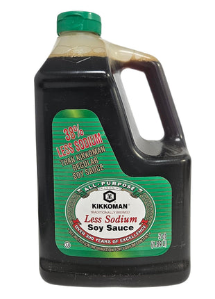 KIKKOMAN LITE SOY SAUCE(PLASTIC BT) 萬字 日本淡味醬油(64 OZ)