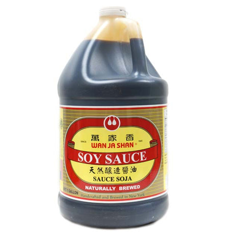 WAN JA SHAN SOY SAUCE  萬家香 醬油(1 GAL)
