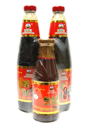 CHAN MOON KEE OYSTER SAUCE 陳滿記 特級蠔油送鮑魚汁*促銷裝*(2x750 G)