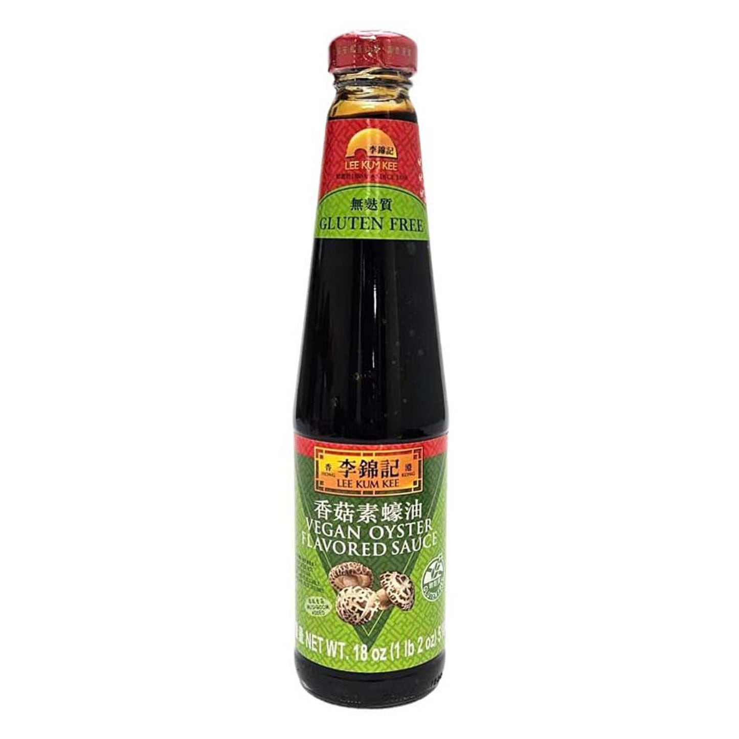 LEE KUM KEE STIR FRY VEGETARIAN OYSTER SAUCE  李錦記 香菇素蠔油(18 OZ)