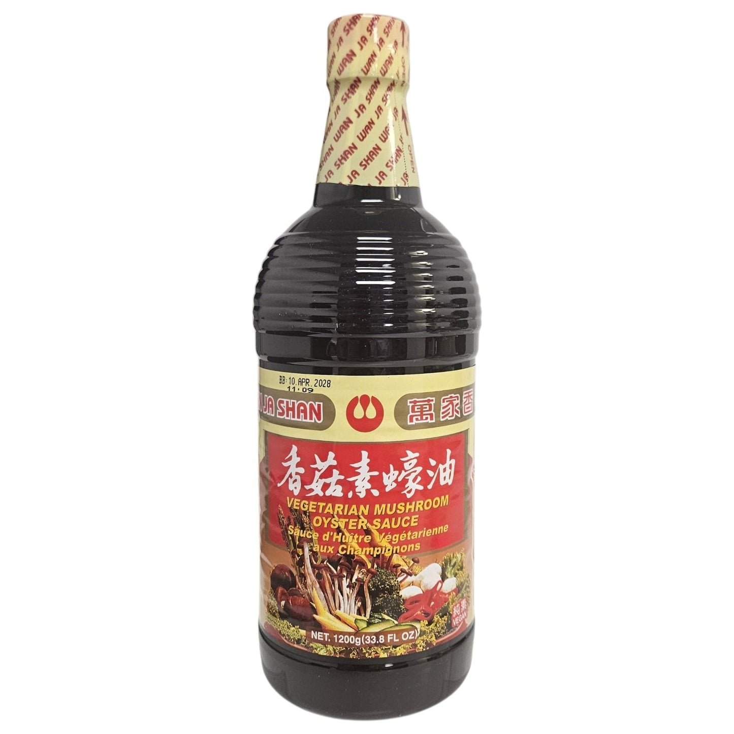VEG. MUSHROOM SOY SAUCE 萬家香 香菇素蠔油（33.8 OZ）