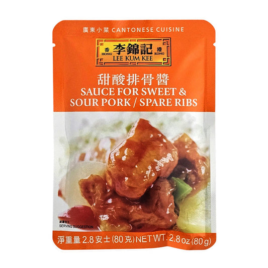 LEE KUM KEE SAUCE FOR SWEET & SOUR PORK 李錦記 甜酸排骨醬(80 G)