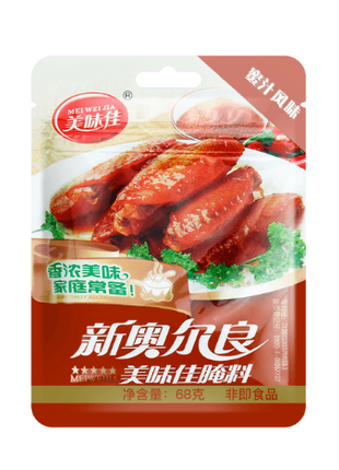 MEI WEI JIA NEW ORLEANS MARINADE HONEY 美味佳 新奧爾良腌料*蜜汁*(68 G)