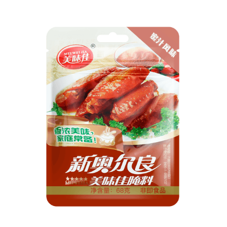 MEI WEI JIA NEW ORLEANS MARINADE HONEY 美味佳 新奧爾良腌料*蜜汁*(68 G)