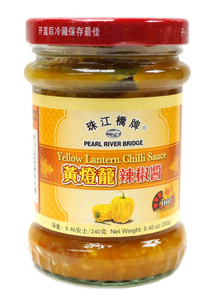 PEARL RIVER BRIDGE CHILI  SAUCE 珠江橋 黃燈籠辣椒醬（240 G）