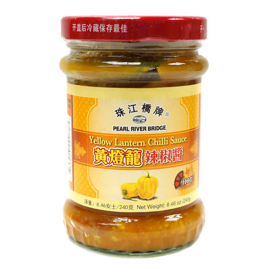PEARL RIVER BRIDGE CHILI  SAUCE 珠江橋 黃燈籠辣椒醬（240 G）