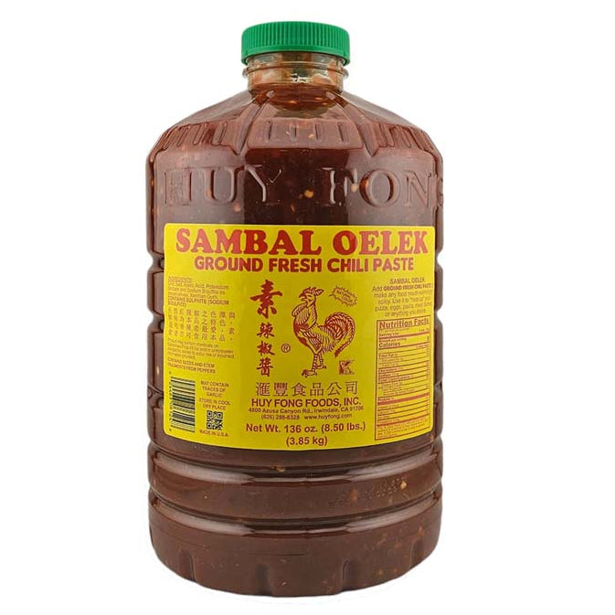 HUY FONG SAMBAL OELEK/CHILI P 匯豐 素辣椒醬(8.5 LB)