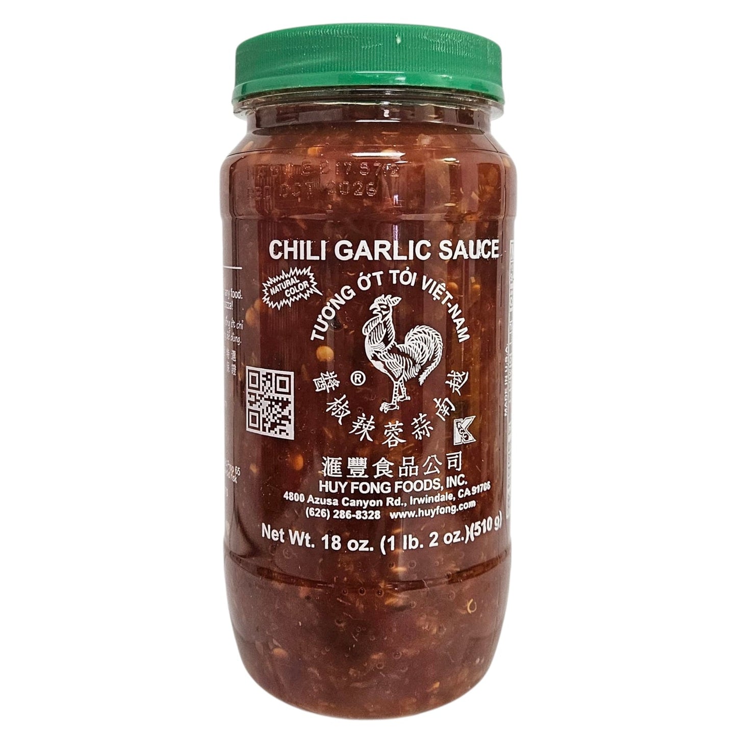 HUY FONG CHILI GARLIC SAUCE 匯豐 越南蒜蓉辣醬(18 OZ)