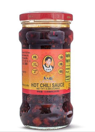 LAO GAN MA  TRIPLE SPICE IN JAR 老干媽 辣三丁油辣椒（280 G）