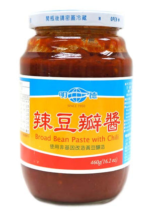 MING TEH BROAD BEAN PASTE WITH CHILI 明德 辣豆瓣醬（460 G）