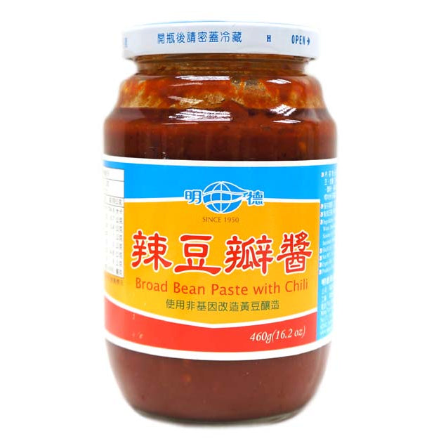 MING TEH BROAD BEAN PASTE WITH CHILI 明德 辣豆瓣醬（460 G）