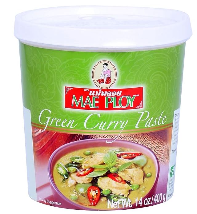 MAE PLOY GREEN CURRY PASTE 綠咖喱(14 OZ)
