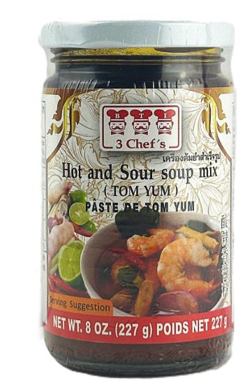 BRIGHT TIME TOM YUM PASTE 三廚 東蔭醬(8 OZ)