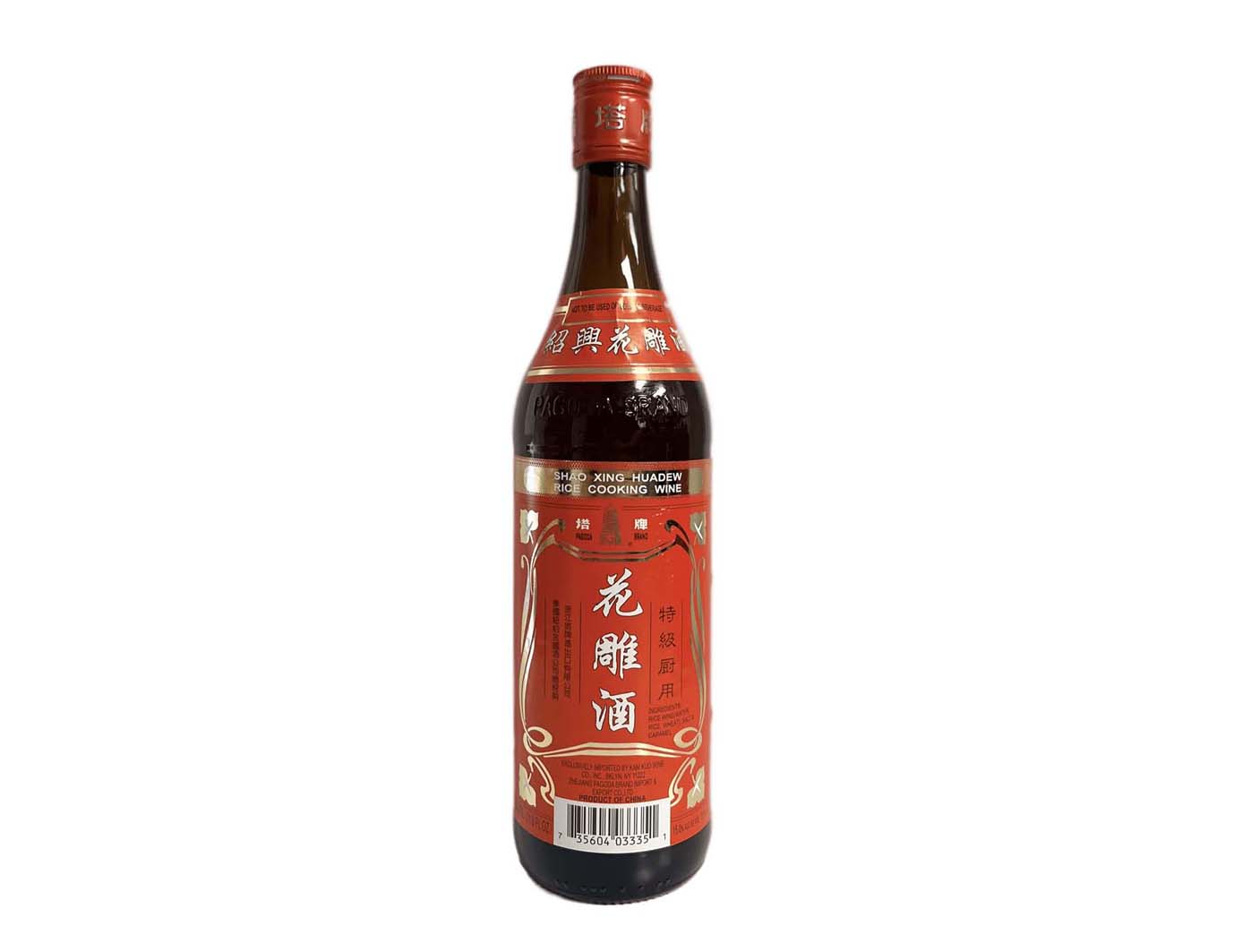 PAGODA HUA DIAO COOKING WINE 塔牌 花雕料酒(21.63 OZ)