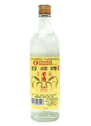 O. MASCO WHITE RICE COOKING WINE 吉 祥 臺灣白米料酒(20 OZ)