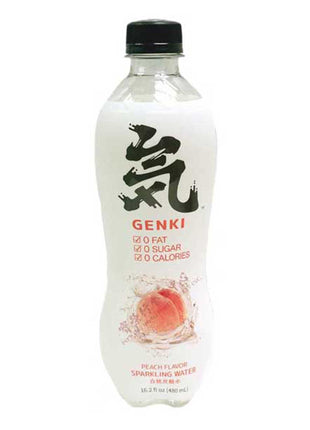 GENKI FOREST SPARKLING WATER PEACH FLAVOR 元氣森林 白桃味氣泡水(480 ML)