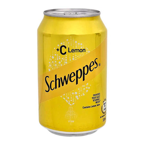 SCHWEPPES +C LEMON SODA 玉泉 +C檸檬汽水(330 ML)