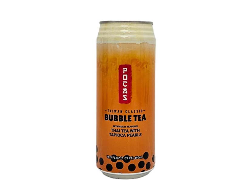 POCAS BUBBLE TEA THAI TEA 泰式珍珠奶茶（16.5 OZ）