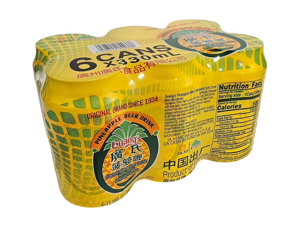 SPRING TEA GREEN TEA 廣氏 菠蘿啤*無酒精*(330 ML)