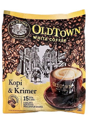 OLD TOWN SUGAR FREE INSTANT WHITE COFFEE 舊街場 無糖白咖啡*二合一*（15'Sx25 G）