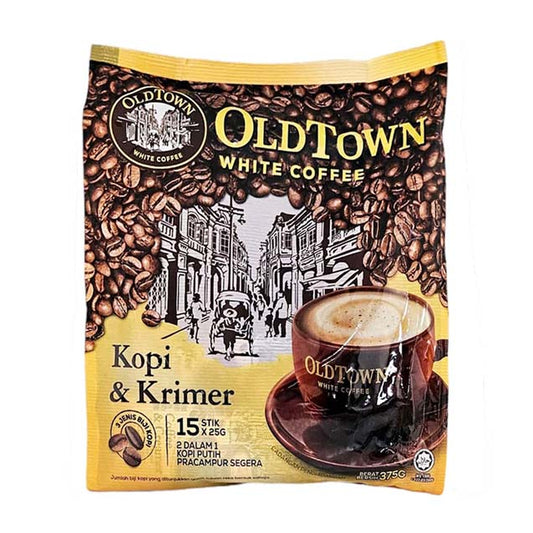 OLD TOWN SUGAR FREE INSTANT WHITE COFFEE 舊街場 無糖白咖啡*二合一*（15'Sx25 G）