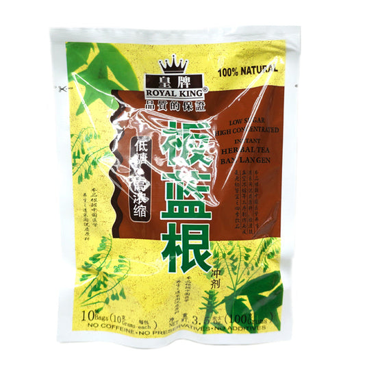 ROYAL KING BANLANGEN 皇牌 低糖板藍根沖劑(10x10 G)