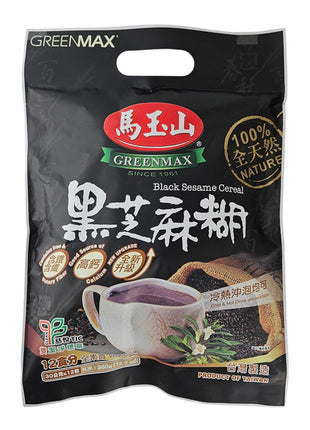 GREENMAX  BLACK SESAME CEREAL 馬玉山 黑芝麻糊(14.8 OZ)
