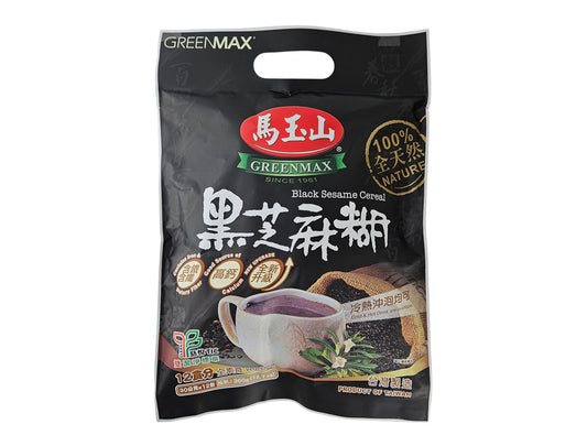 GREENMAX  BLACK SESAME CEREAL 馬玉山 黑芝麻糊(14.8 OZ)