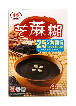 BLACK SESAME CEREAL LESS SUGAR 多多 減糖芝麻糊（160 G）