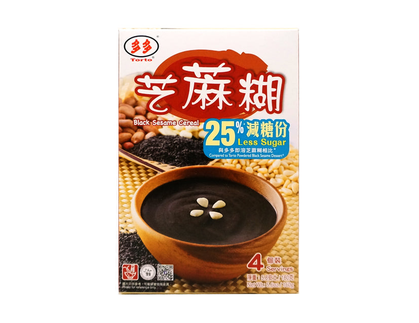 BLACK SESAME CEREAL LESS SUGAR 多多 減糖芝麻糊（160 G）