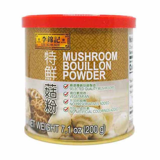 LEE KUM KEE MUSHROOM BOUILLON POWDER 李錦記 特鮮菇粉 (7.1 OZ)